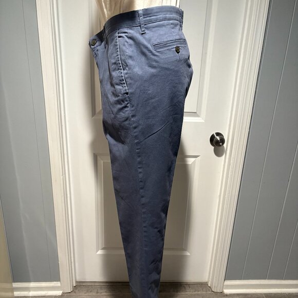 Good Threads Men's Slim Fit Navy Blue Chinos Pants Size 36W 33L. - Picture 4 of 8